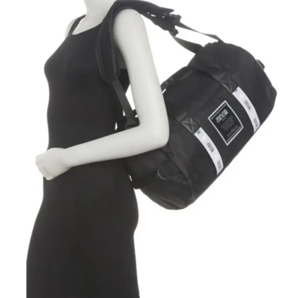 VERSACE Jeans Couture Travel Duffel Bag. Black. Tote. Travel. Bag. NWT. - Picture 2 of 9